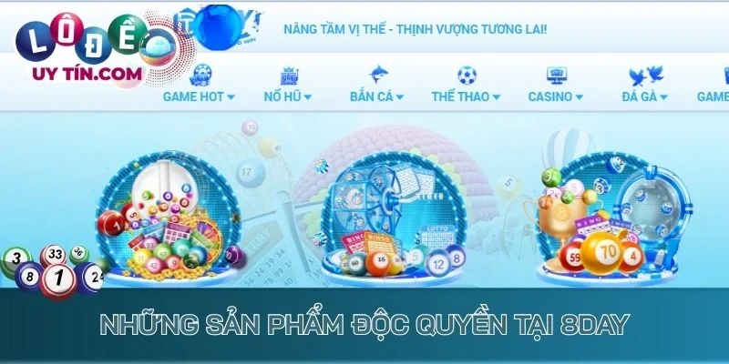 Những sản phẩm lô đề 8day