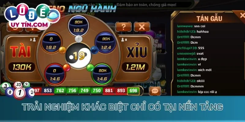 Trải nghiệm khác biệt chỉ có tại nền tảng